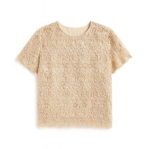 Vintage‎ Talbots Lace Button Up Top